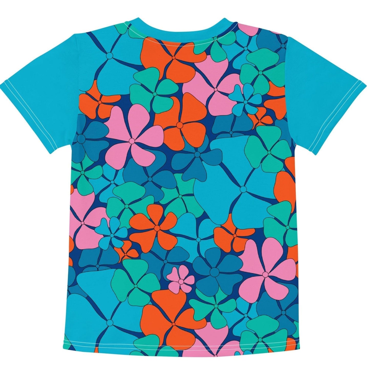 ADELIE orange blue - Kids' T-Shirt
