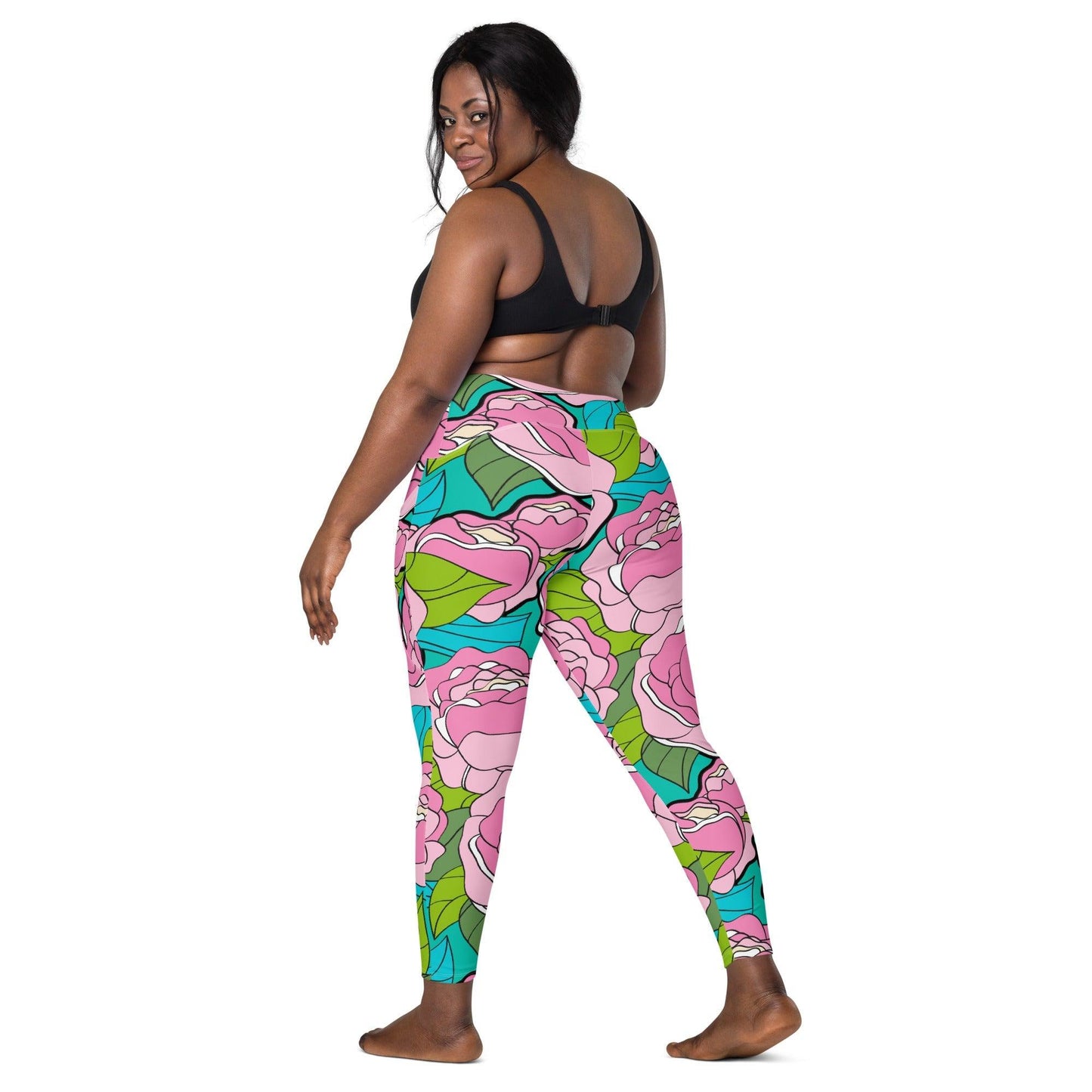 BE MY ONLY pink turquoise - Leggings With Pockets
