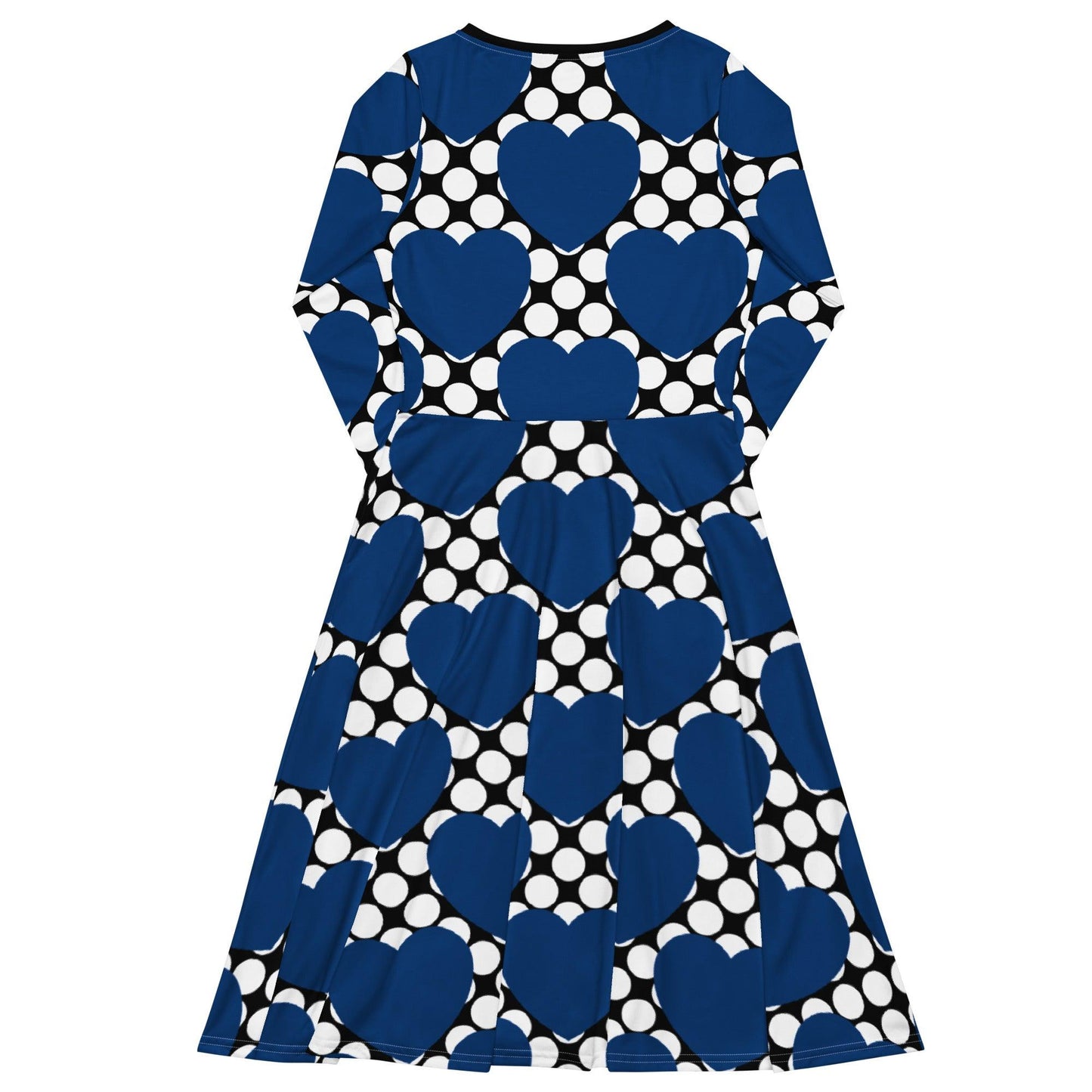 ELLIE LOVE DOT blue black - Midi Dress With Pockets