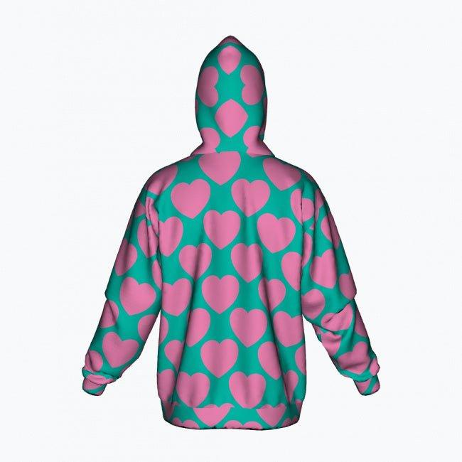 ELLIE LOVE pink mint - Cotton Zipper Hoodie