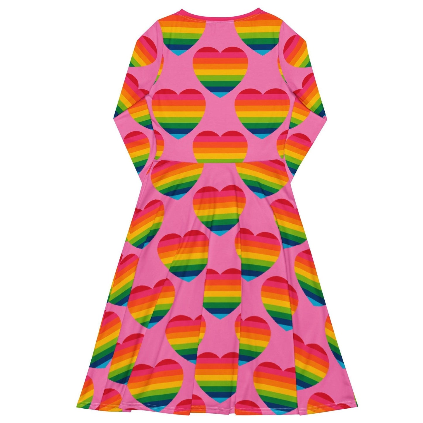 ELLIE LOVE rainbow pink - Midi Dress With Pockets