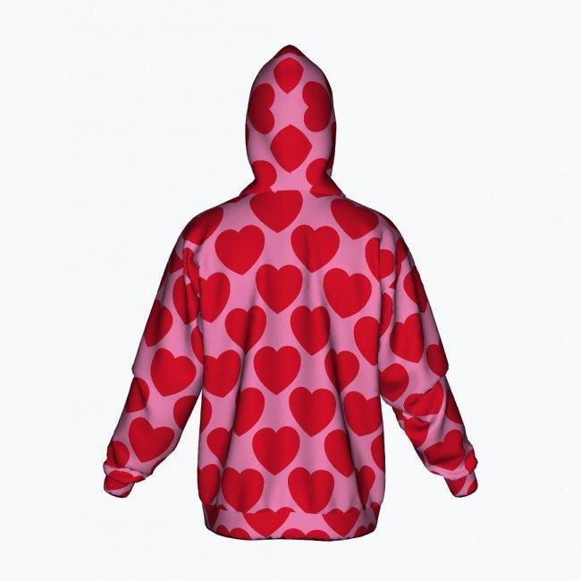 ELLIE LOVE red - Cotton Zipper Hoodie