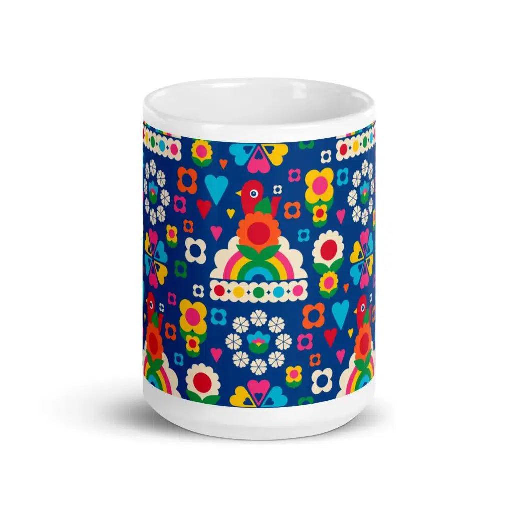 OLD BIRDIE blue - Mug