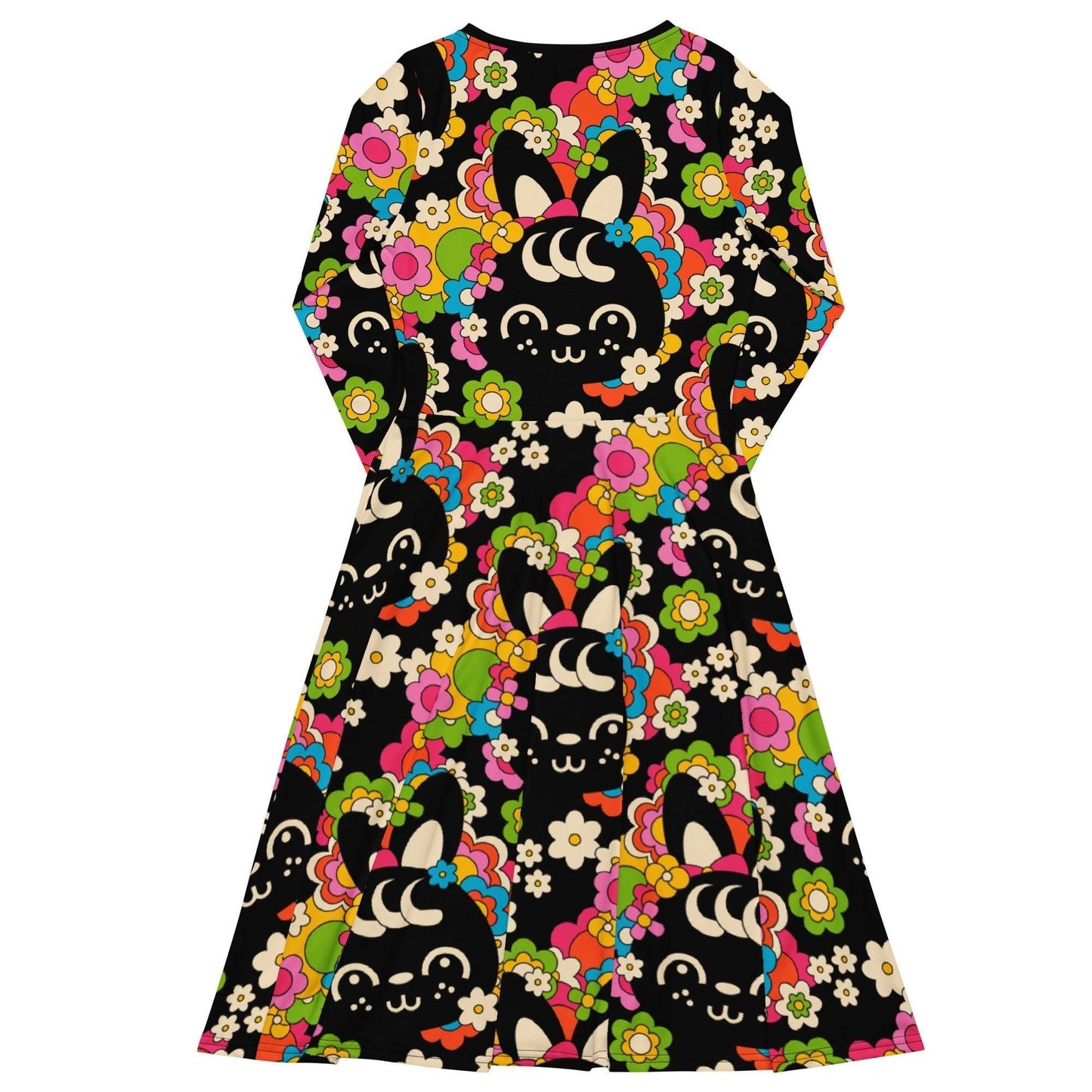POPBUNNY black - Midi Dress With Pockets