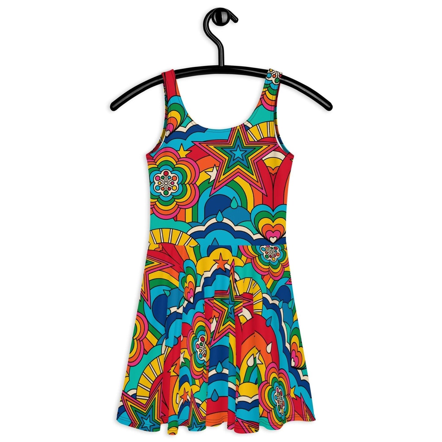 RAINBOW RAVE - Skater Dress
