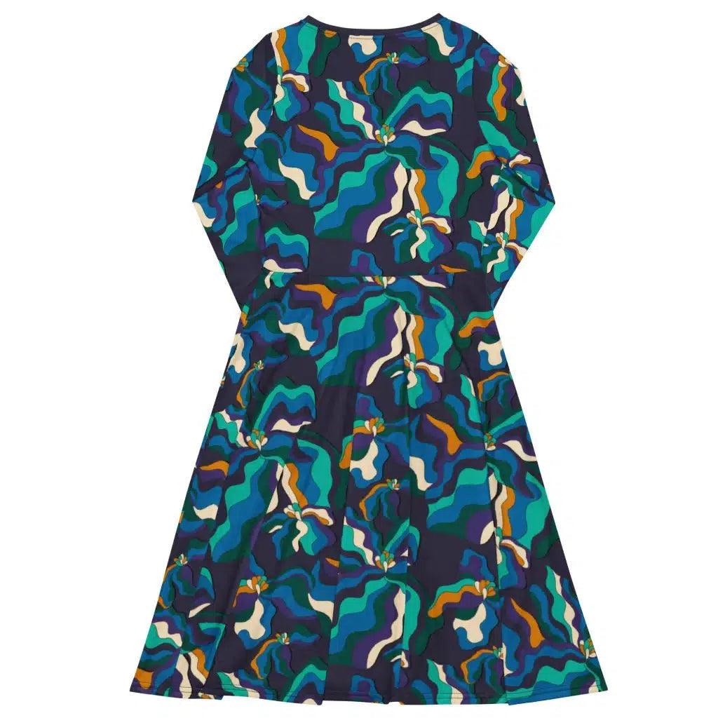 SASSY IRIS purple - Midi Dress With Pockets