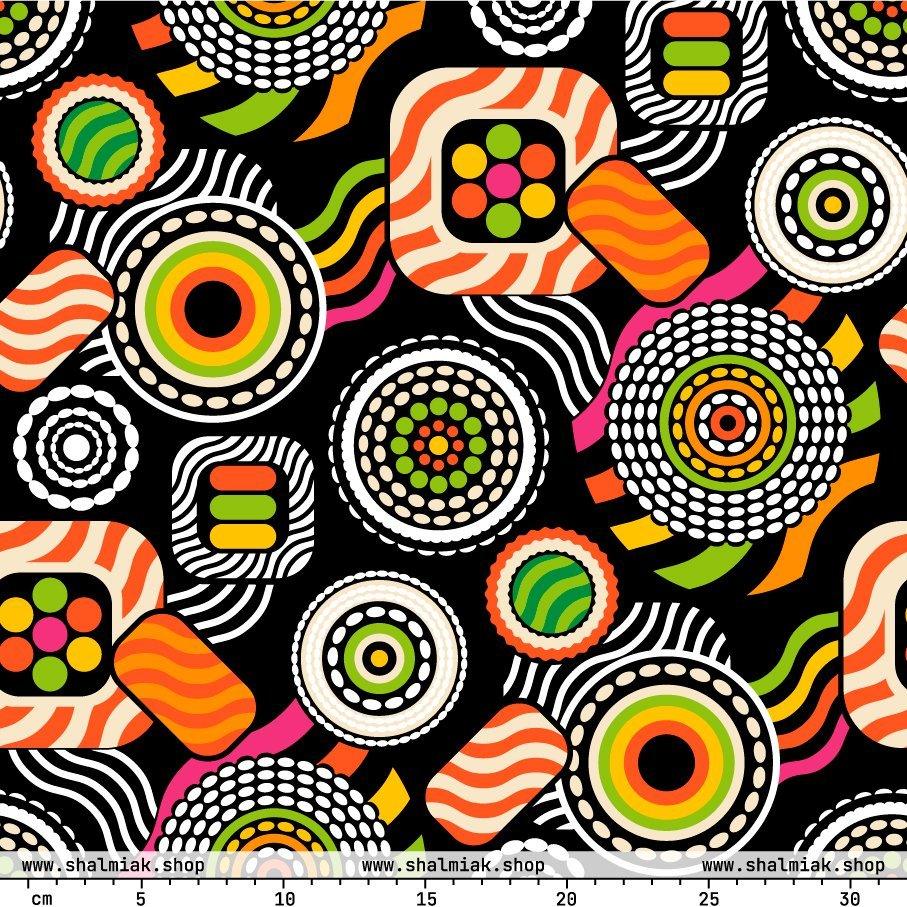 Fabric - SUSHIPOPS - Colorful sushi print