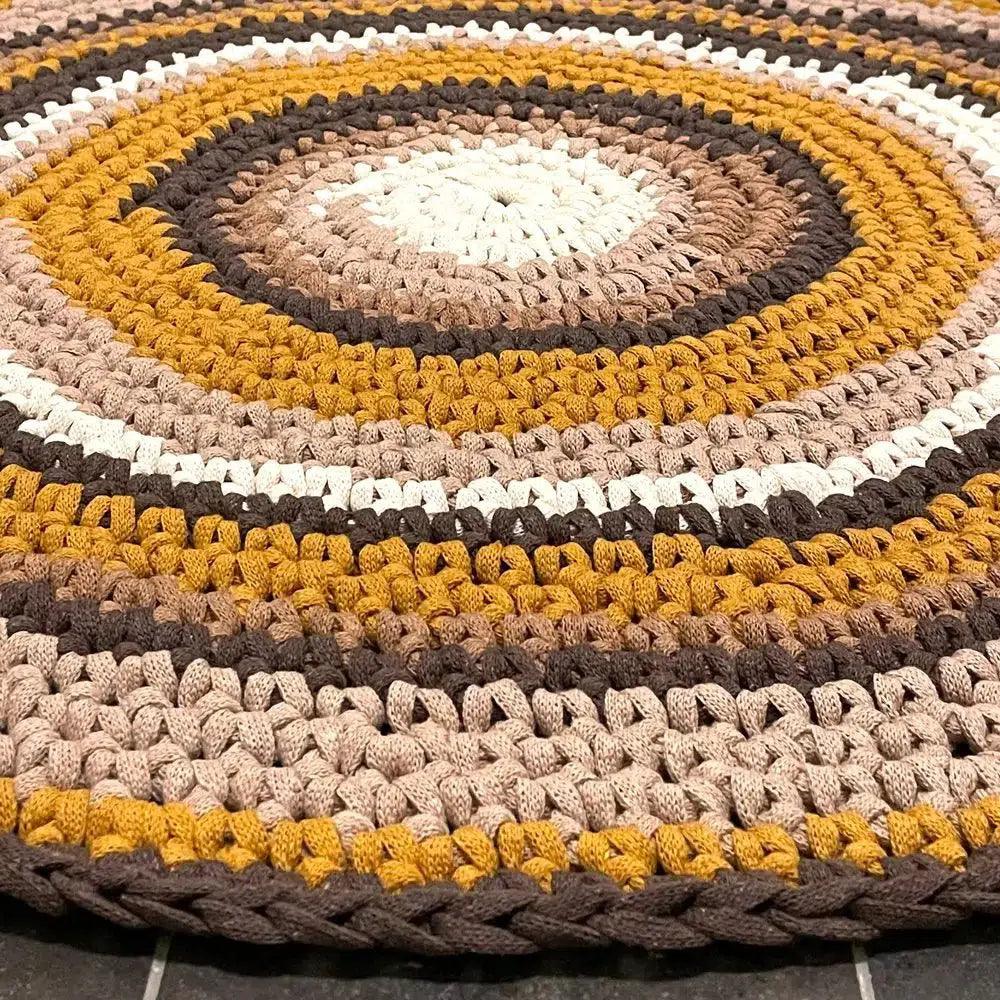 OUTLET - VIRKATTU MATTO ruskea