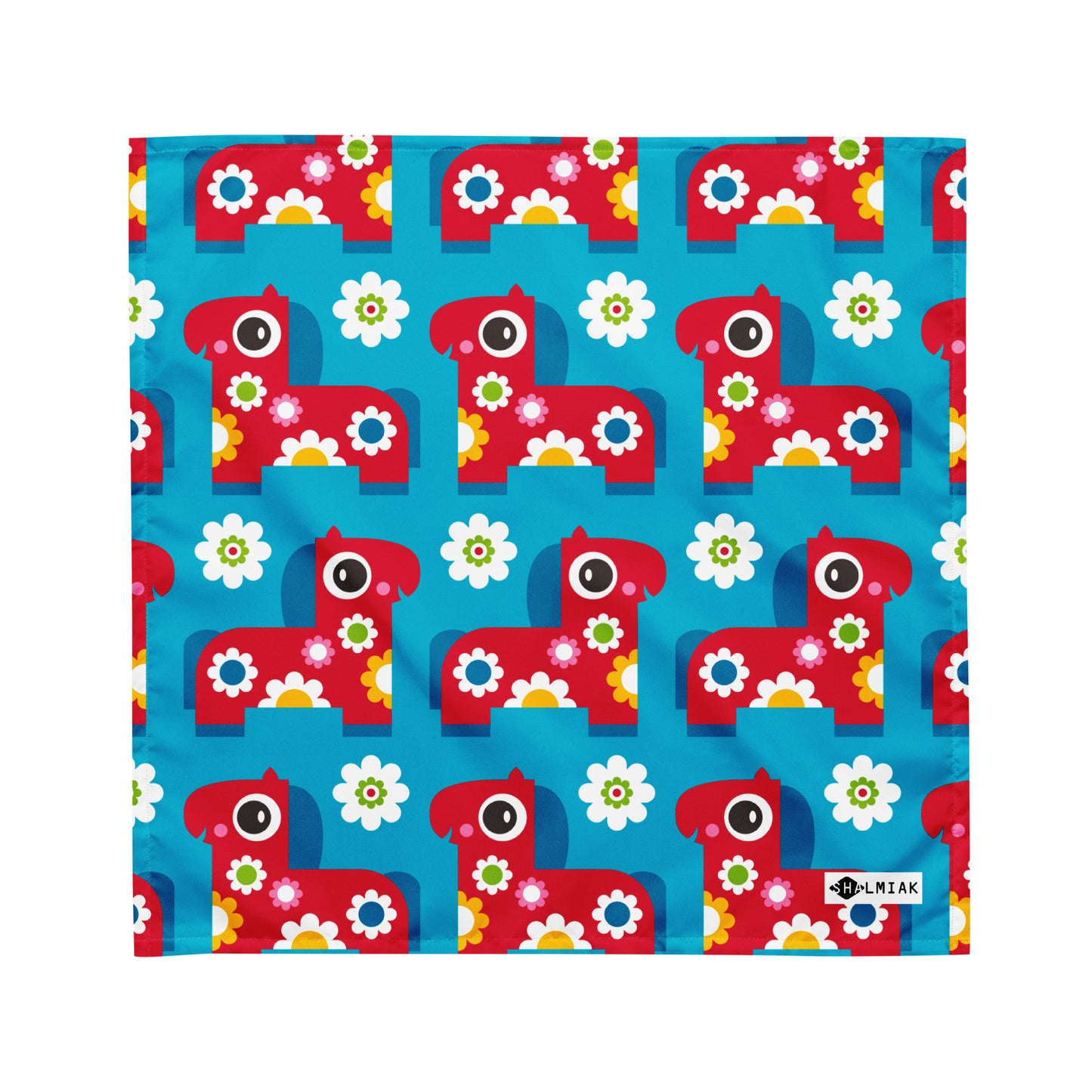 Bandana - PONY BLOOM turquoise