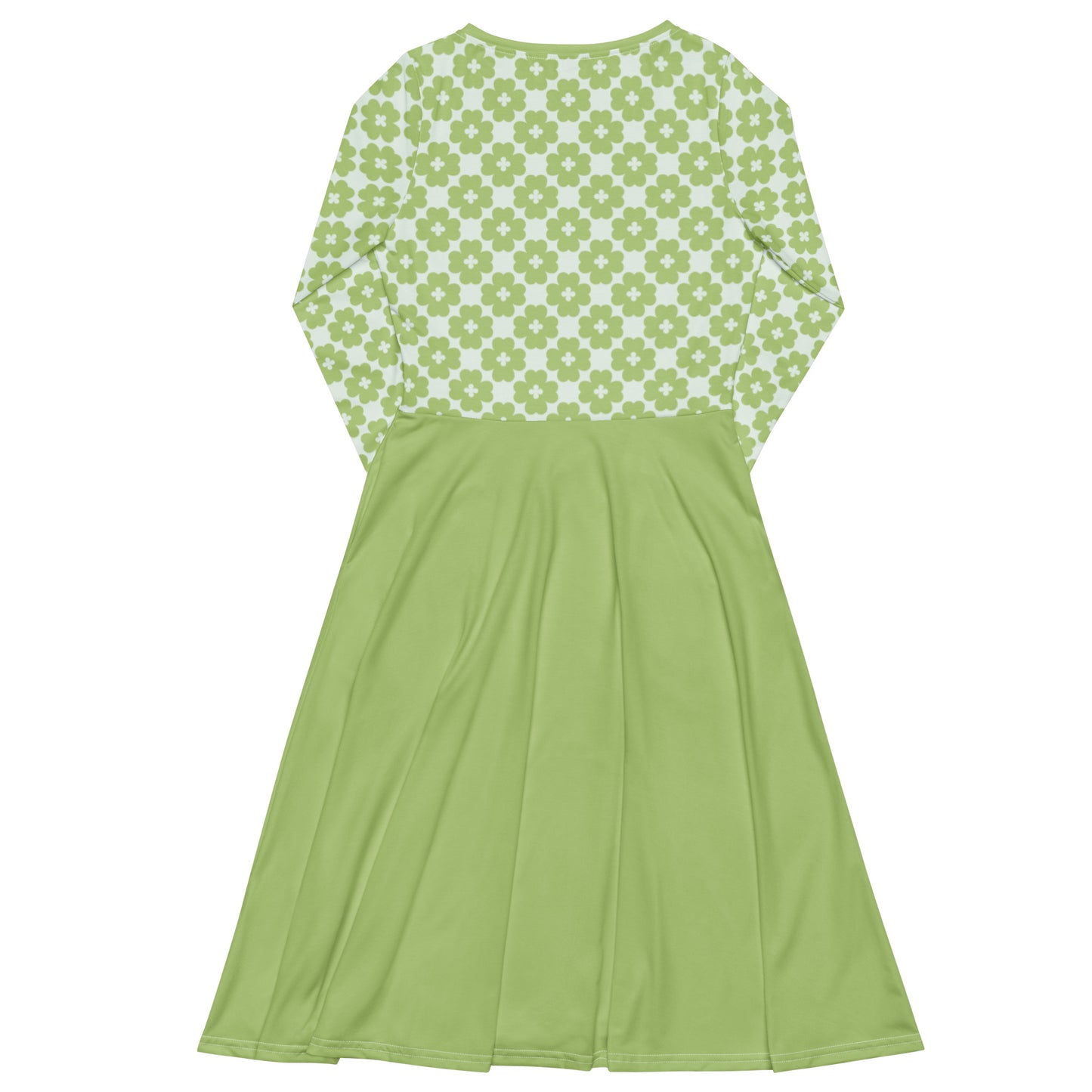 ELLIE LUCK tender green - Midi Dress With Pockets