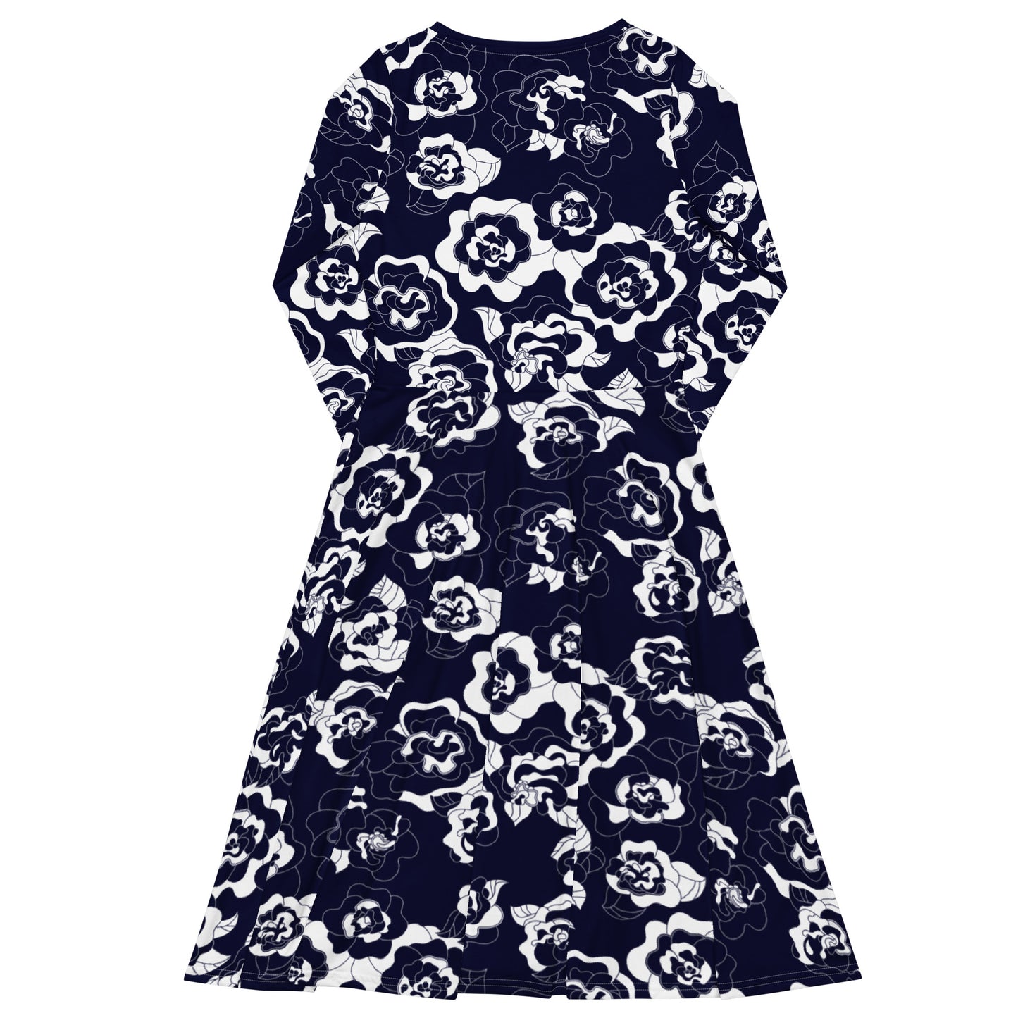 SERENITY navy - Midi Dress With Pockets