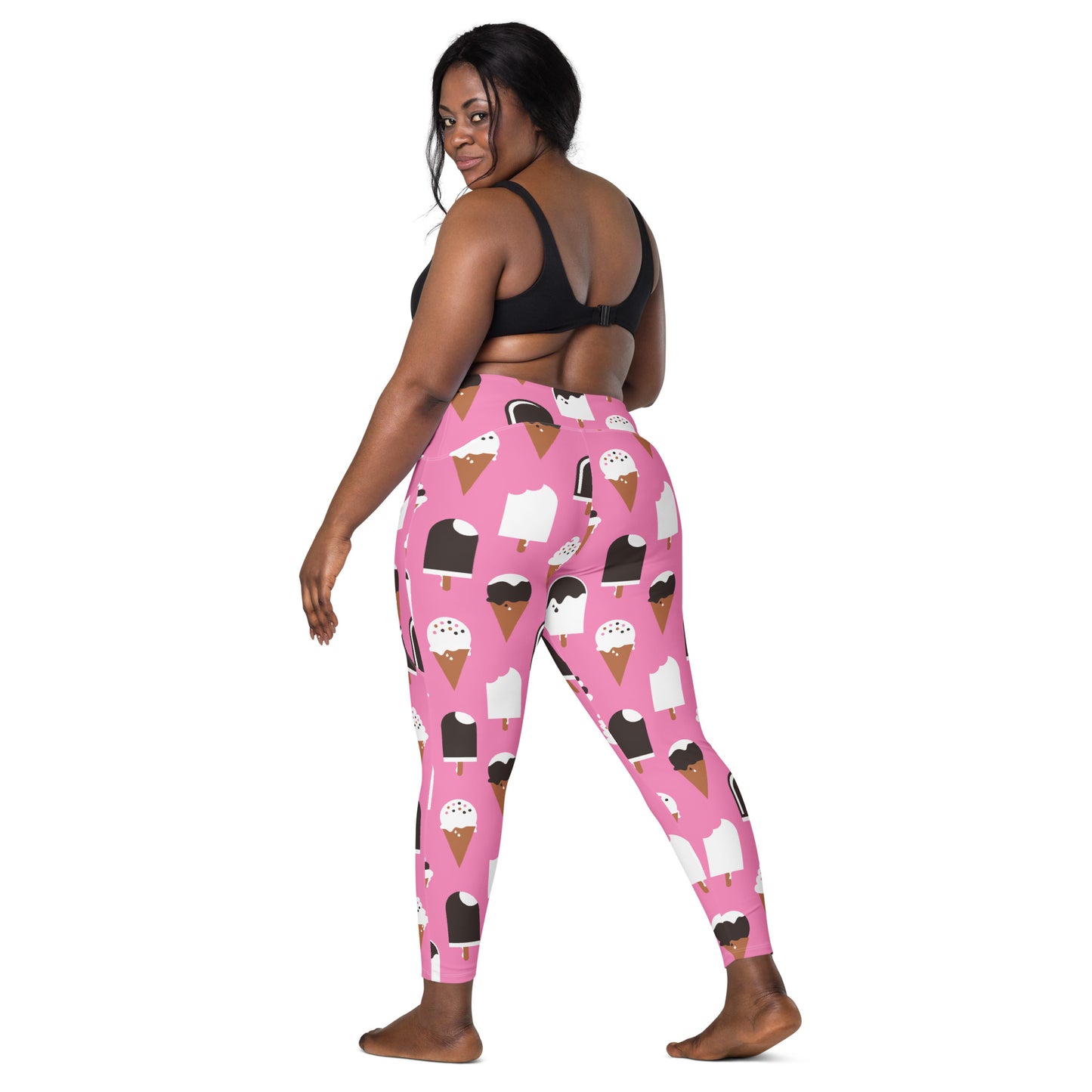 JÄDE pink - Leggings with pockets