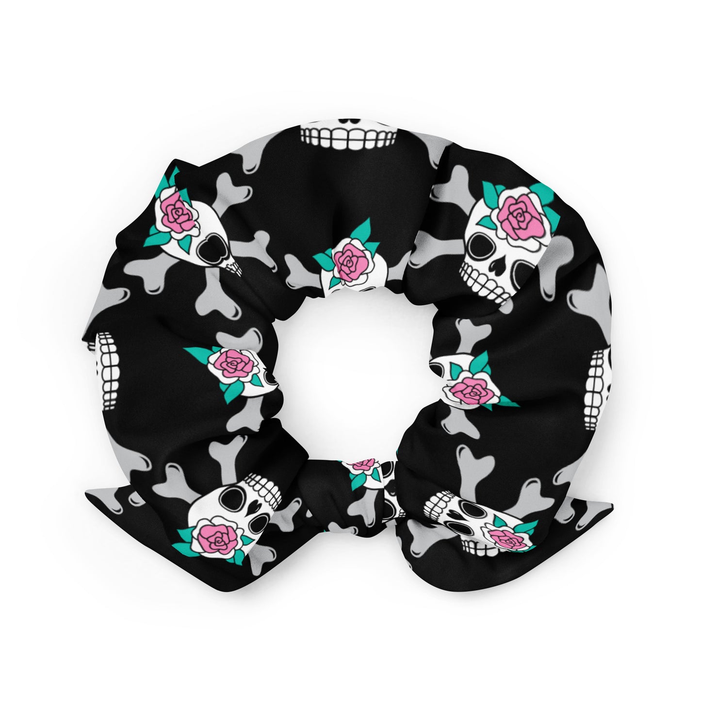 SKULLROSE black - Scrunchie