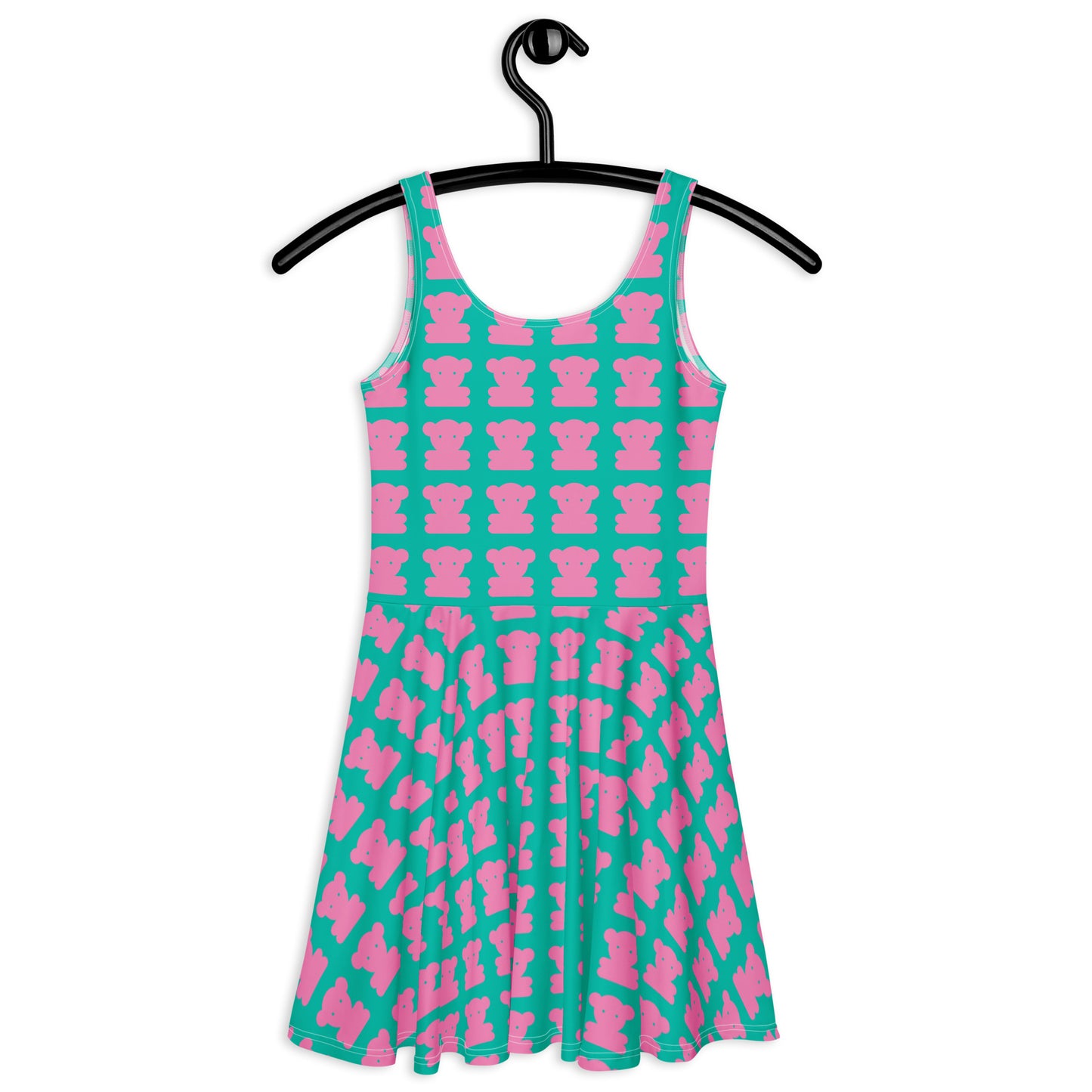 SWEET TEDDY pink mint - Skater Dress