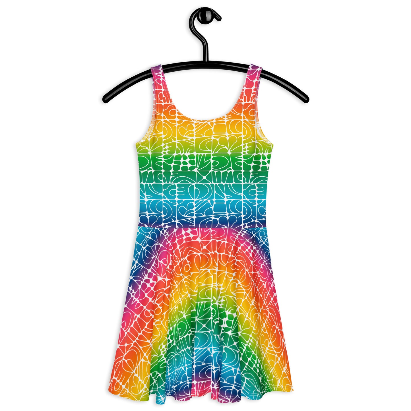 STONE SPIRIT rainbow white - Skater Dress