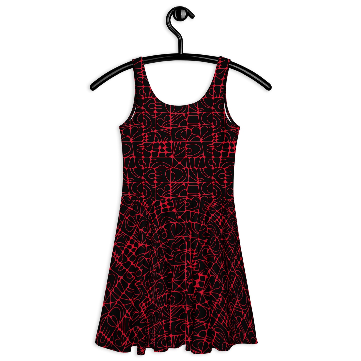 STONE SPIRIT black red - Skater Dress