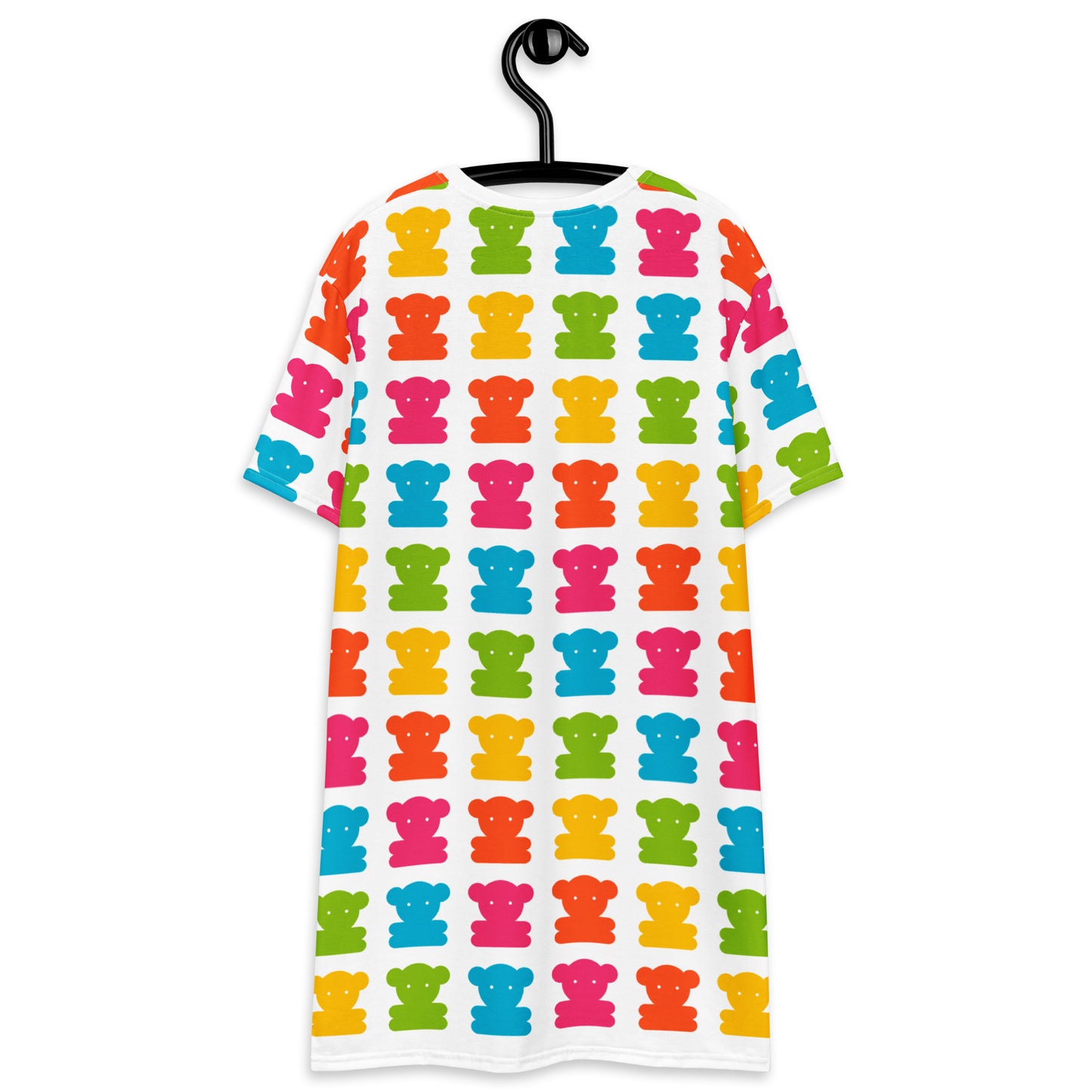 SWEET TEDDY happy white - T-Shirt Dress