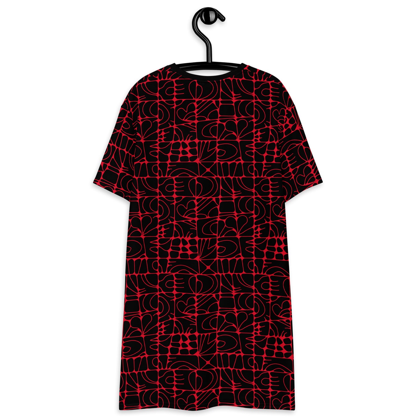 STONE SPIRIT black red - T-Shirt Dress