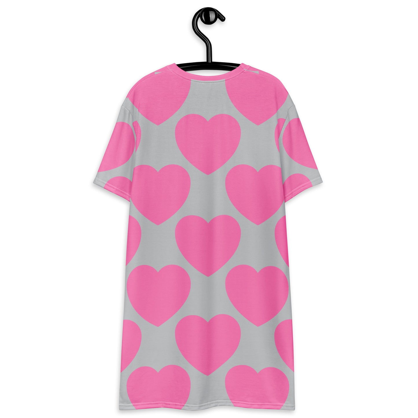 ELLIE LOVE pink grey - T-Shirt Dress