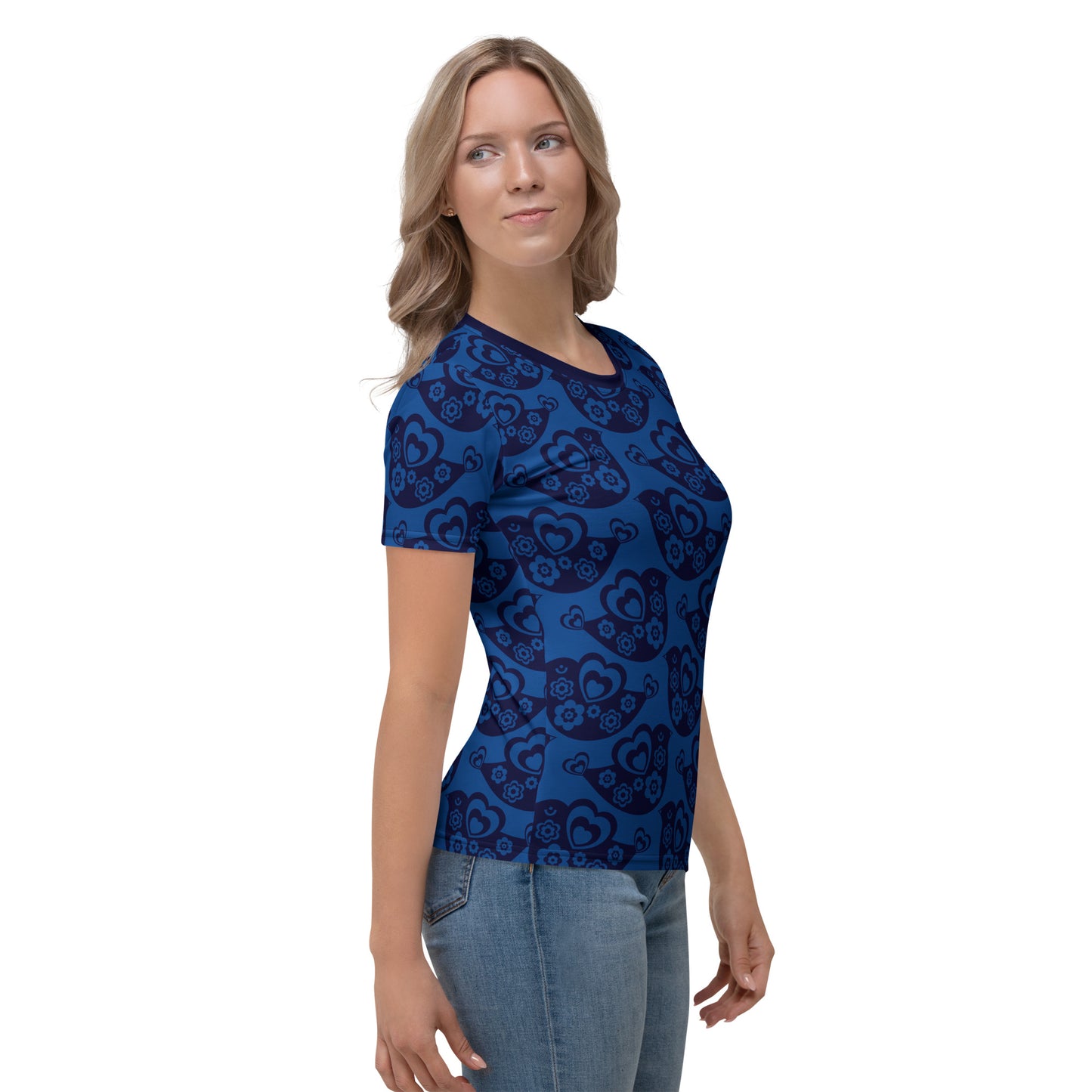 TWEET LOVE dark blue - Woman's T-shirt