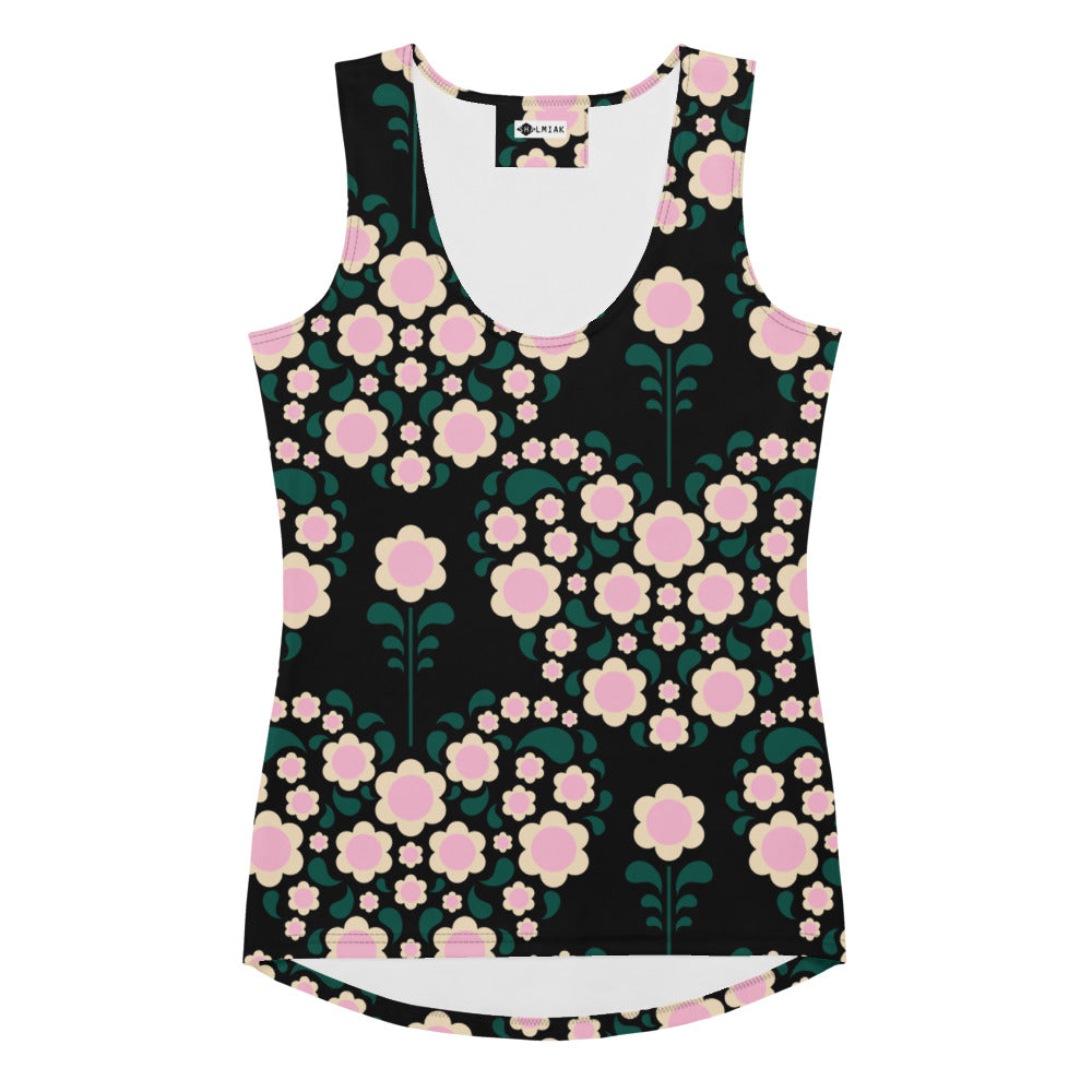 HEARTBEAT pink black - Tank Top