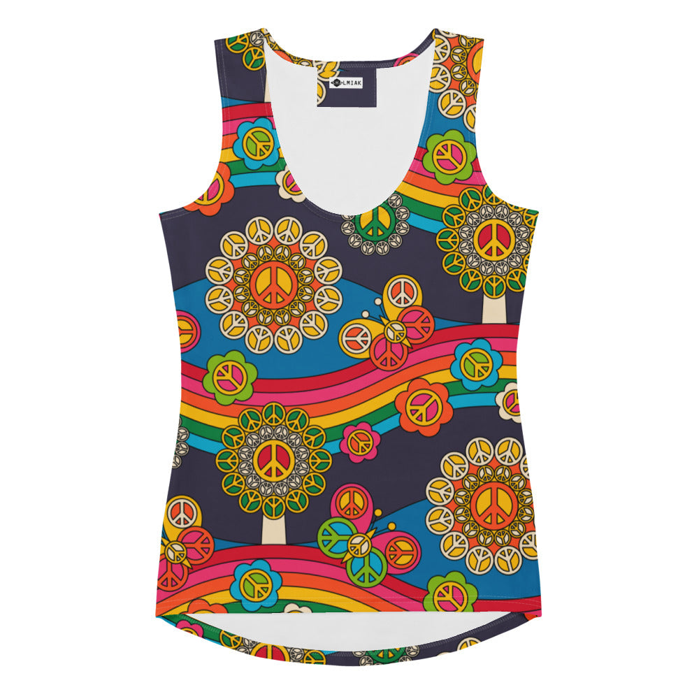 HIPPIE PARK - Tank Top with hip rainbows