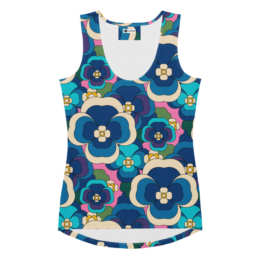 PANSY FANTASY blue pink - Tank Top