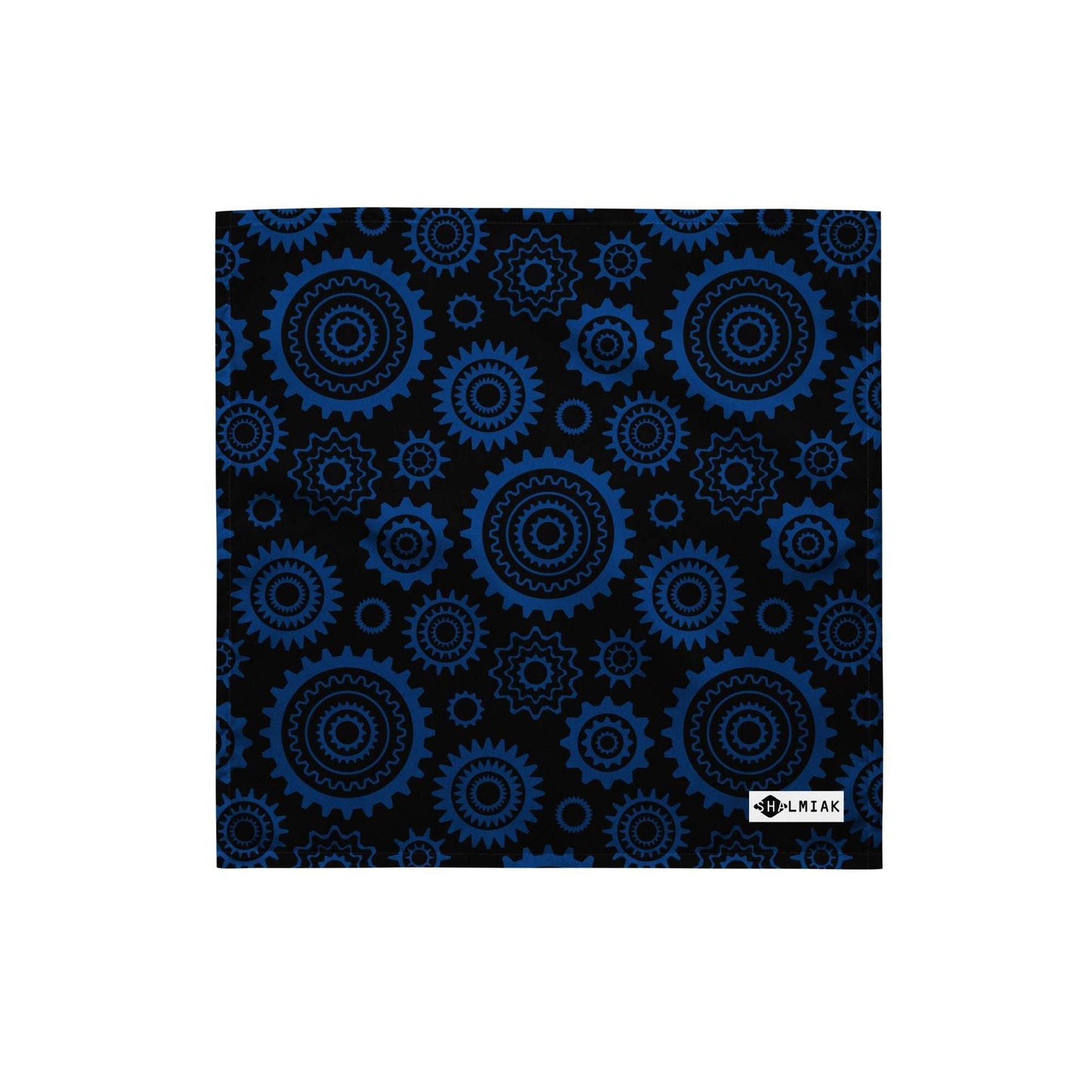 Bandana - GREAT GEAR blue black - Gear and tech print S