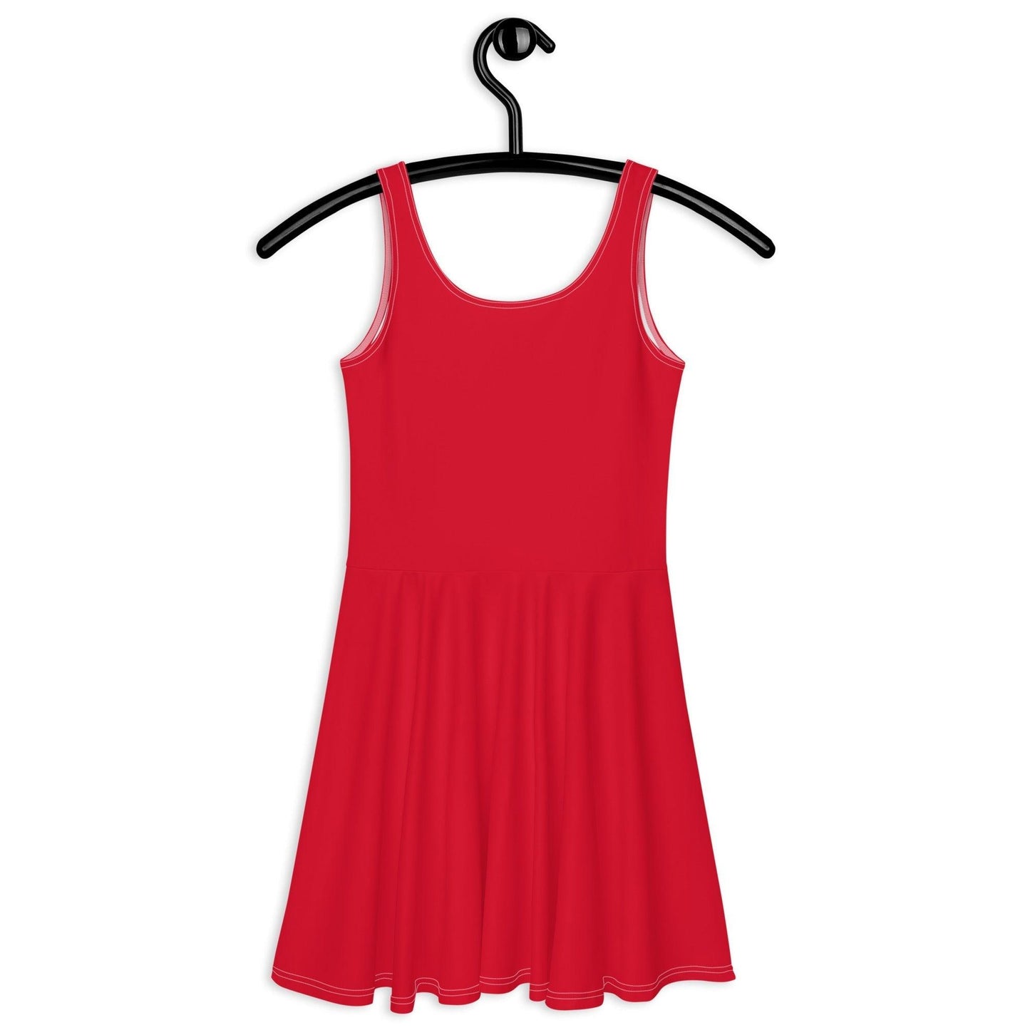 BASIC red - Skater Dress - SHALMIAK