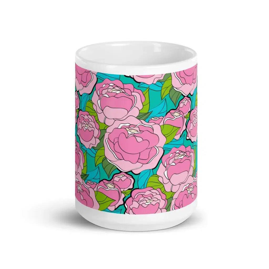 BE MY ONLY pink turquoise - Mug - SHALMIAK