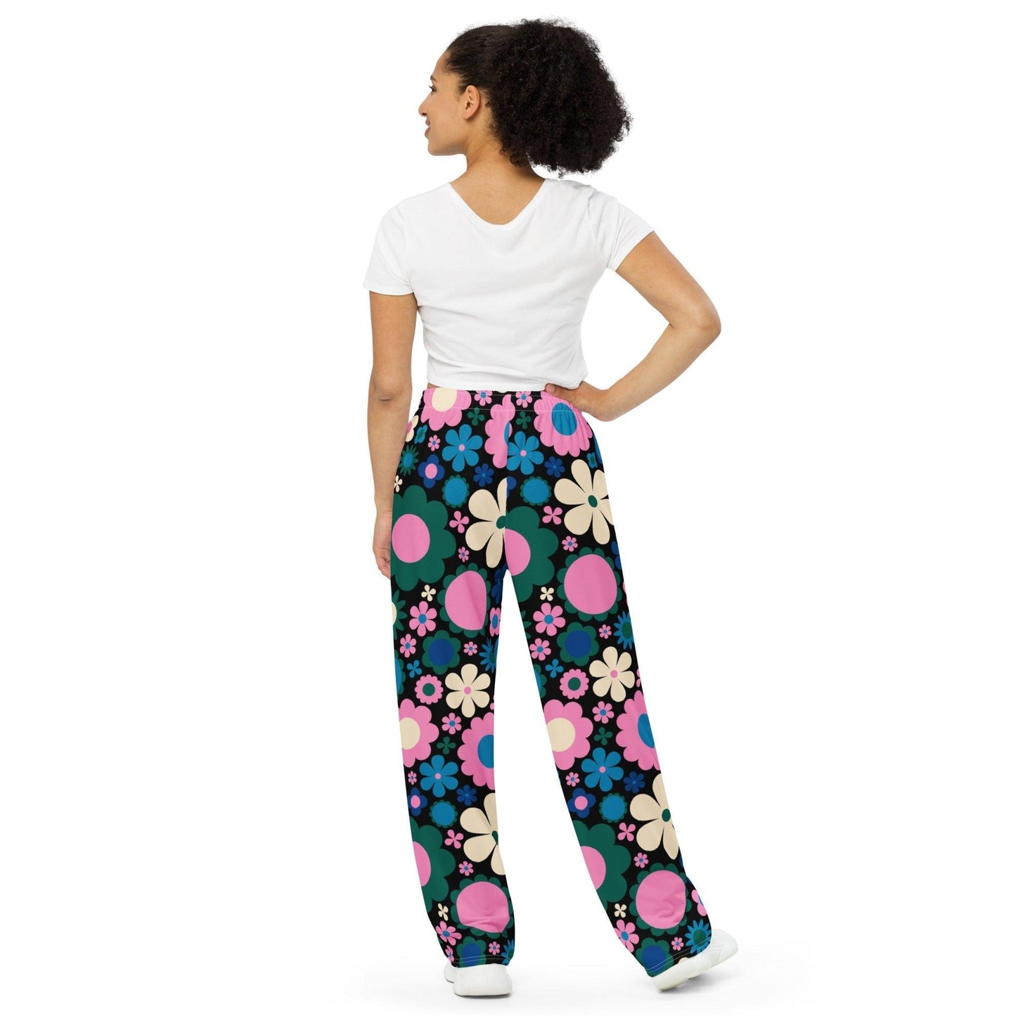 BLOOMPOP blue pink - Pants - SHALMIAK