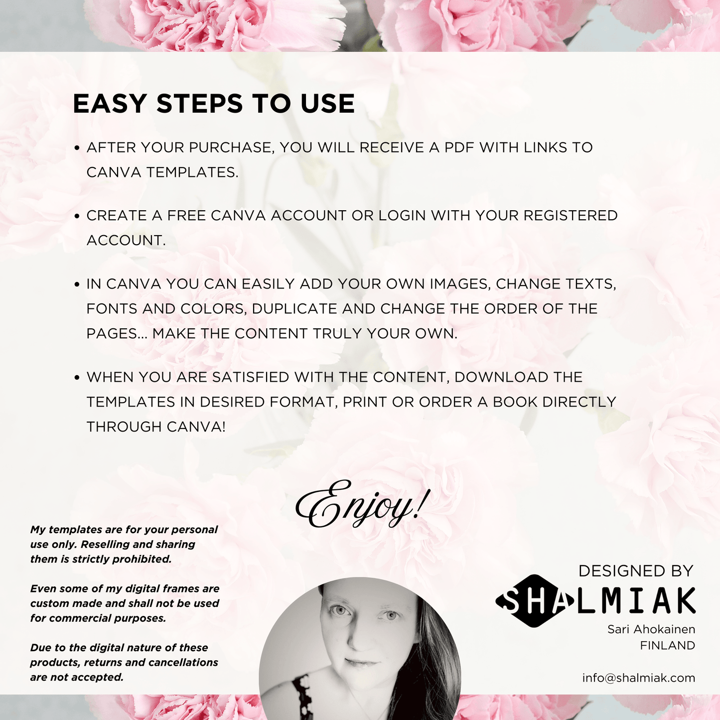 Canva Templates - You & Me Love Story - Photo Book - SHALMIAK