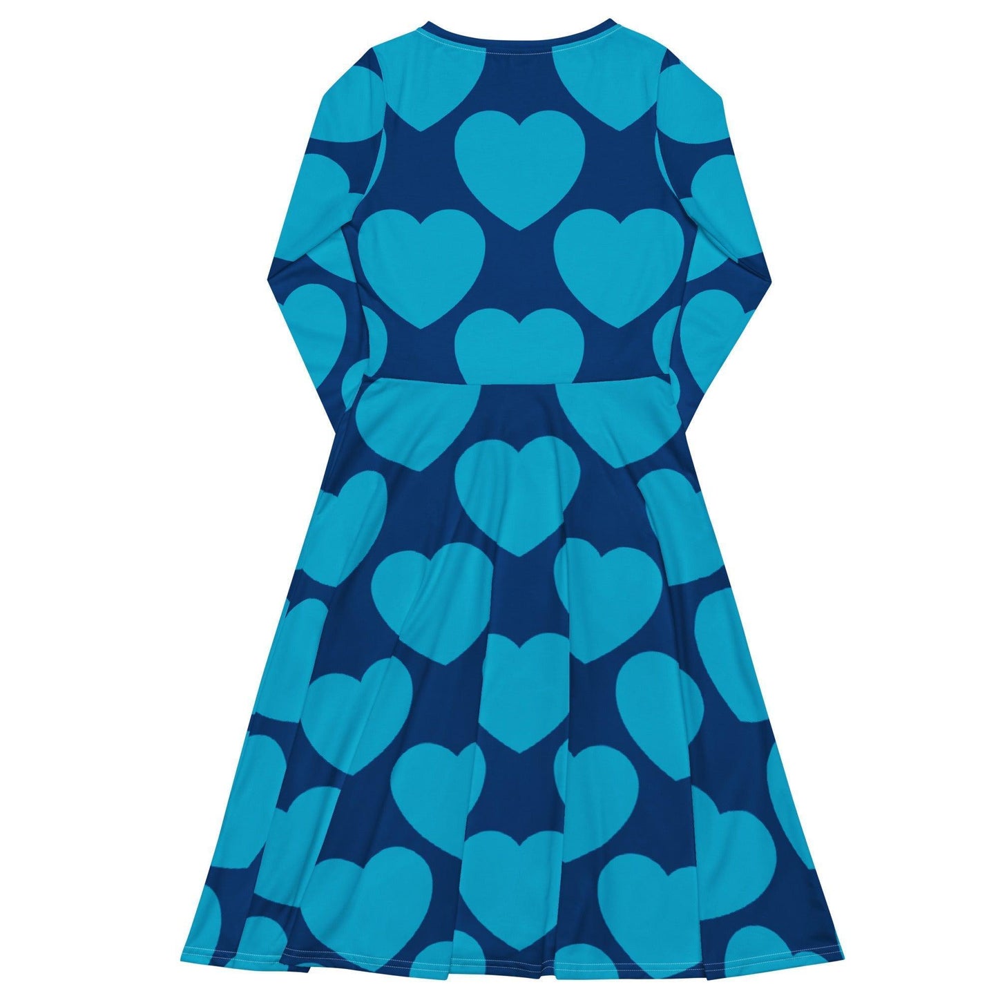ELLIE LOVE blues - Midi Dress With Pockets - SHALMIAK
