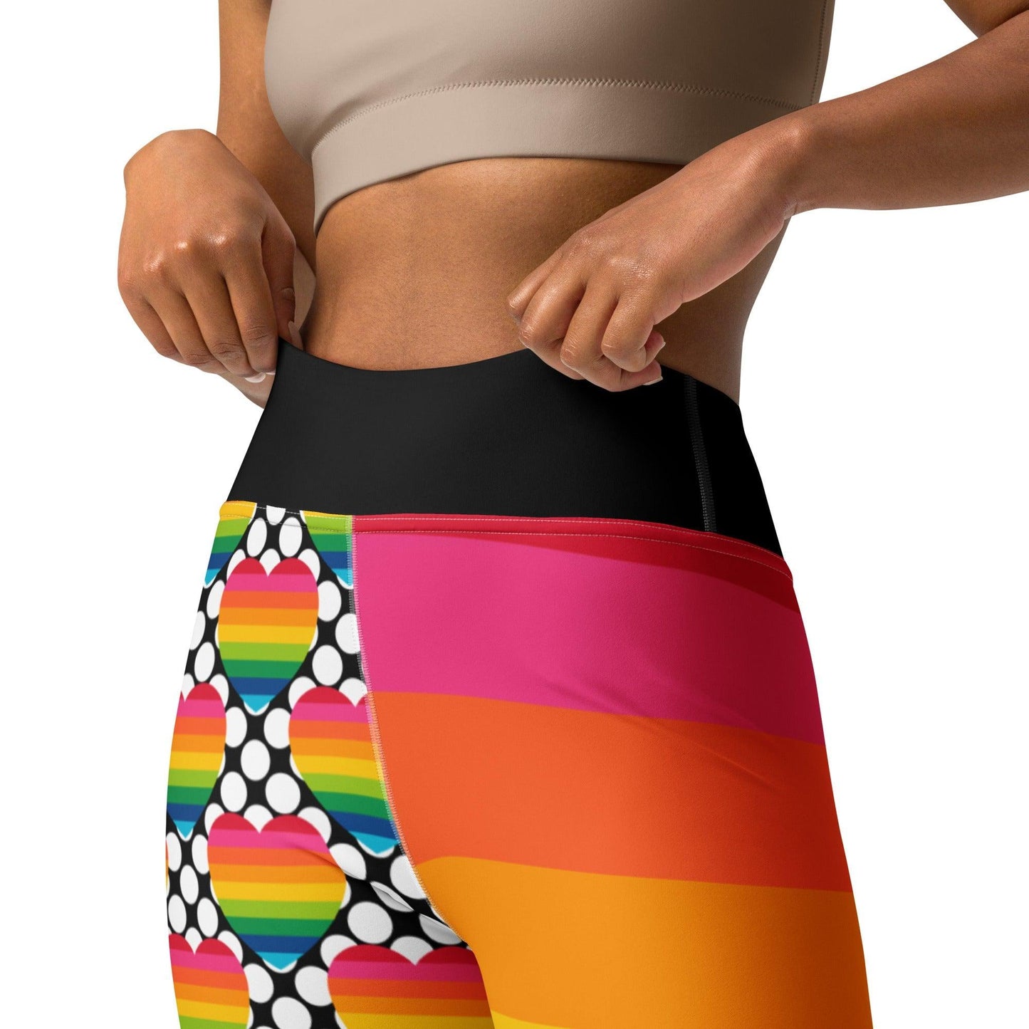 ELLIE LOVE DOT rainbow - Yoga Leggings - SHALMIAK