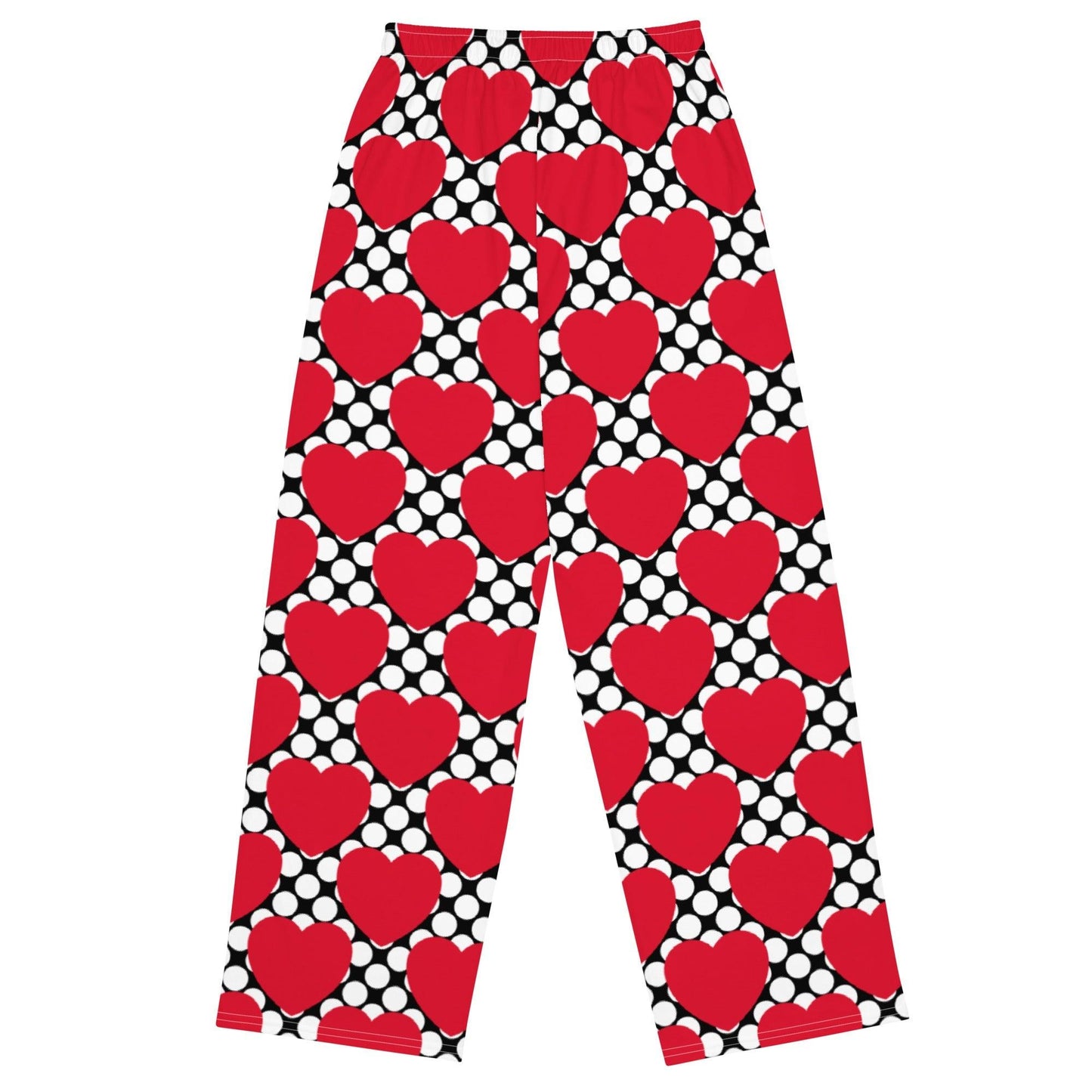 ELLIE LOVE DOT red black - Pants - SHALMIAK