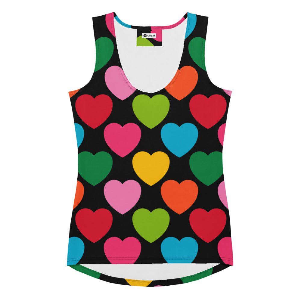 ELLIE LOVE mix black - Tank Top - SHALMIAK