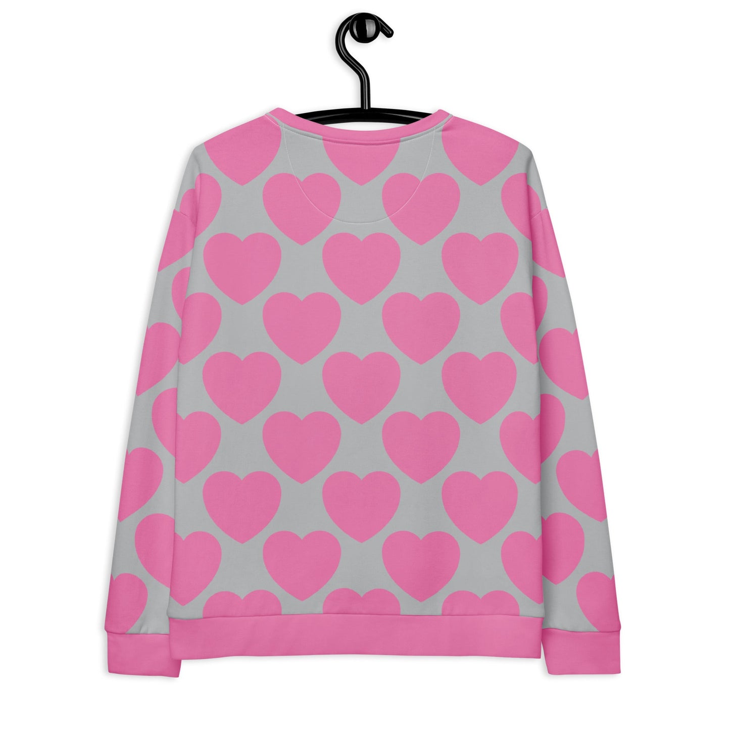 ELLIE LOVE pink grey - Sweatshirt - SHALMIAK