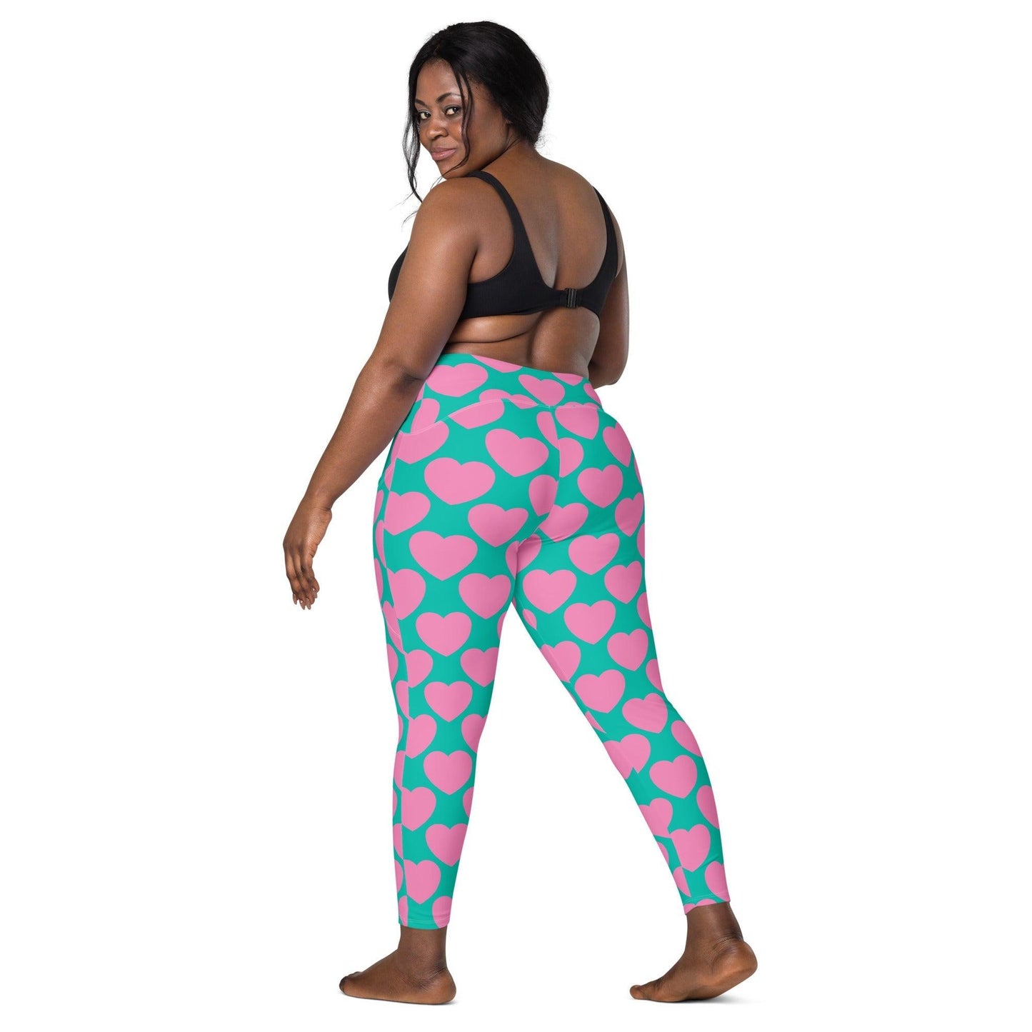 ELLIE LOVE pink mint - Leggings With Pockets - SHALMIAK