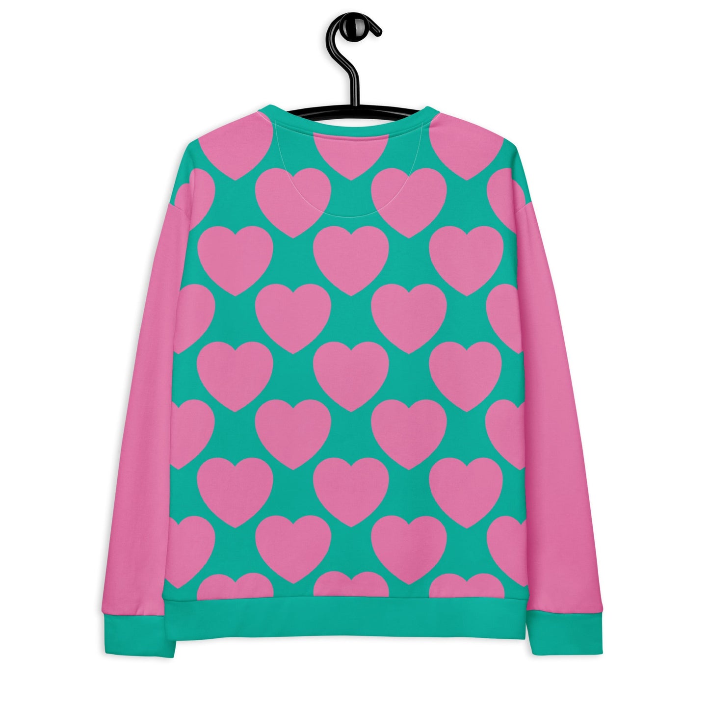 ELLIE LOVE pink mint - Sweatshirt - SHALMIAK