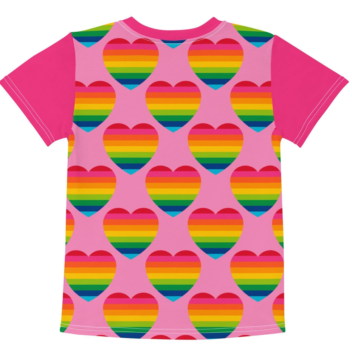 ELLIE LOVE rainbow pink - Kids' T-Shirt - SHALMIAK