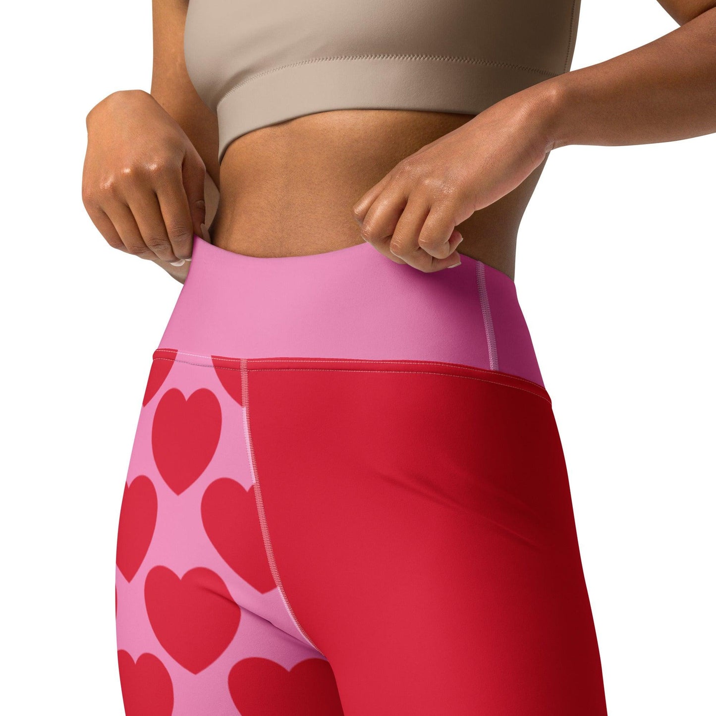 ELLIE LOVE red - Yoga Leggings - SHALMIAK