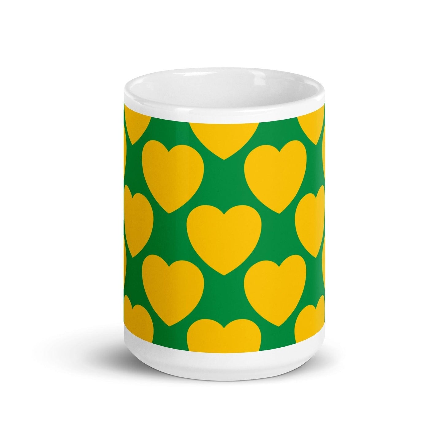 ELLIE LOVE yellow green - Mug - SHALMIAK