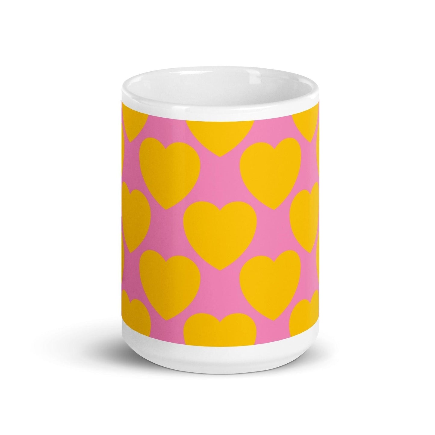 ELLIE LOVE yellow pink - Mug - SHALMIAK