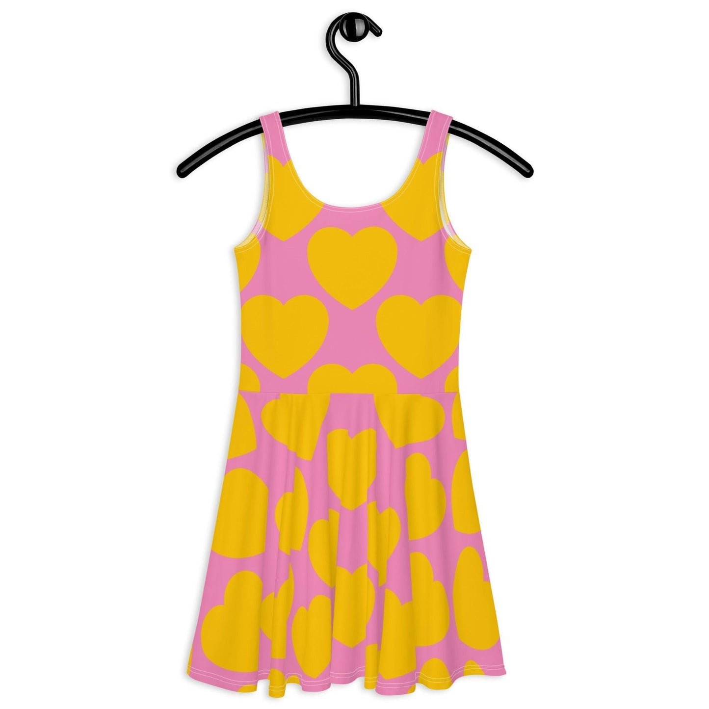 ELLIE LOVE yellow pink - Skater Dress - SHALMIAK