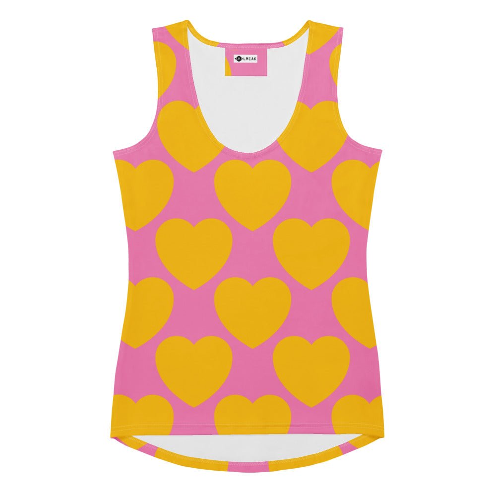 ELLIE LOVE yellow pink - Tank Top - SHALMIAK