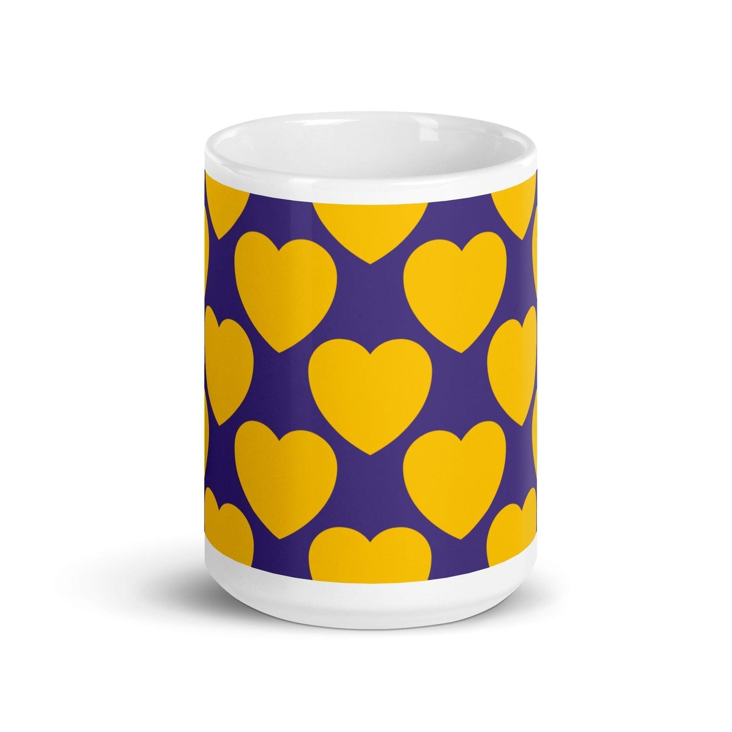 ELLIE LOVE yellow purple - Mug - SHALMIAK