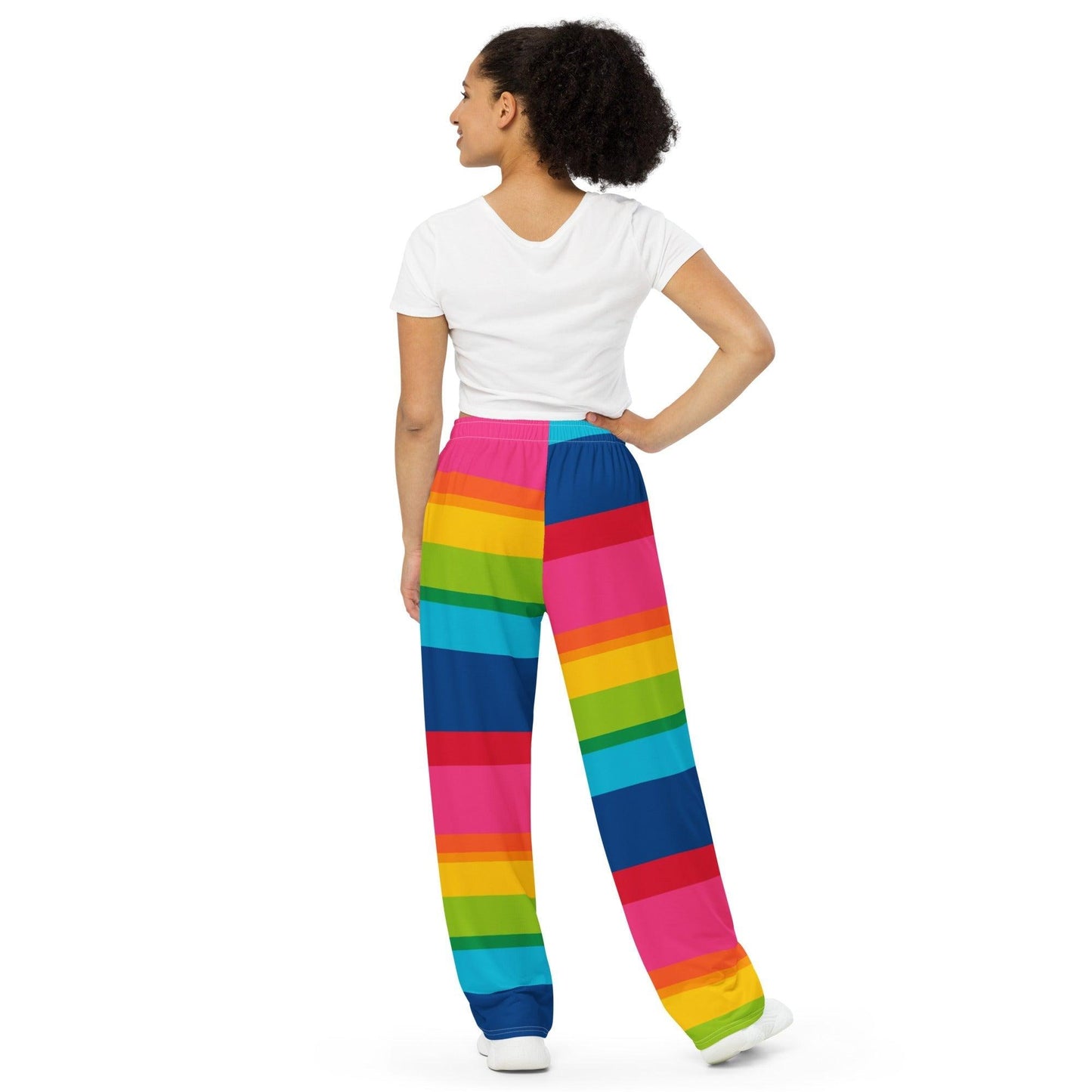 ELLIE rainbow stripe - Pants - SHALMIAK