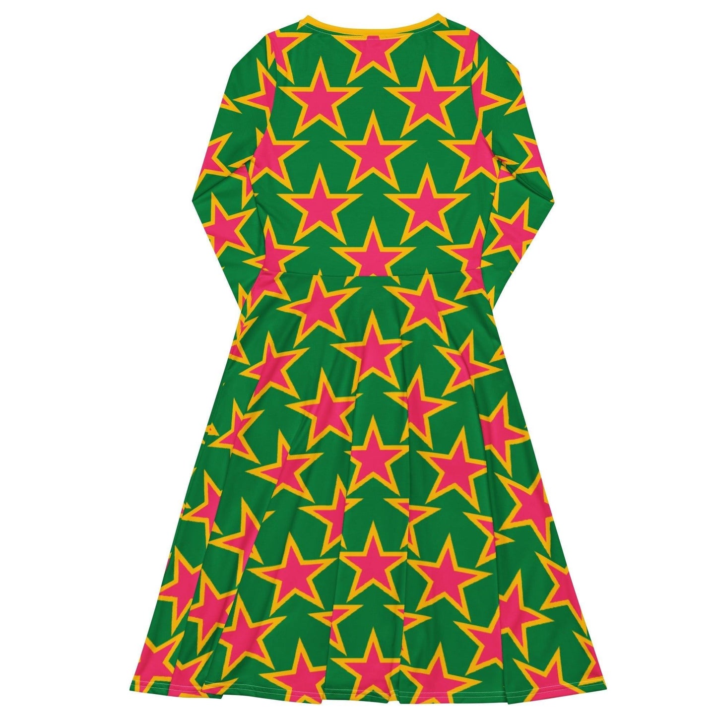 ELLIE STAR green - Midi Dress With Pockets - SHALMIAK