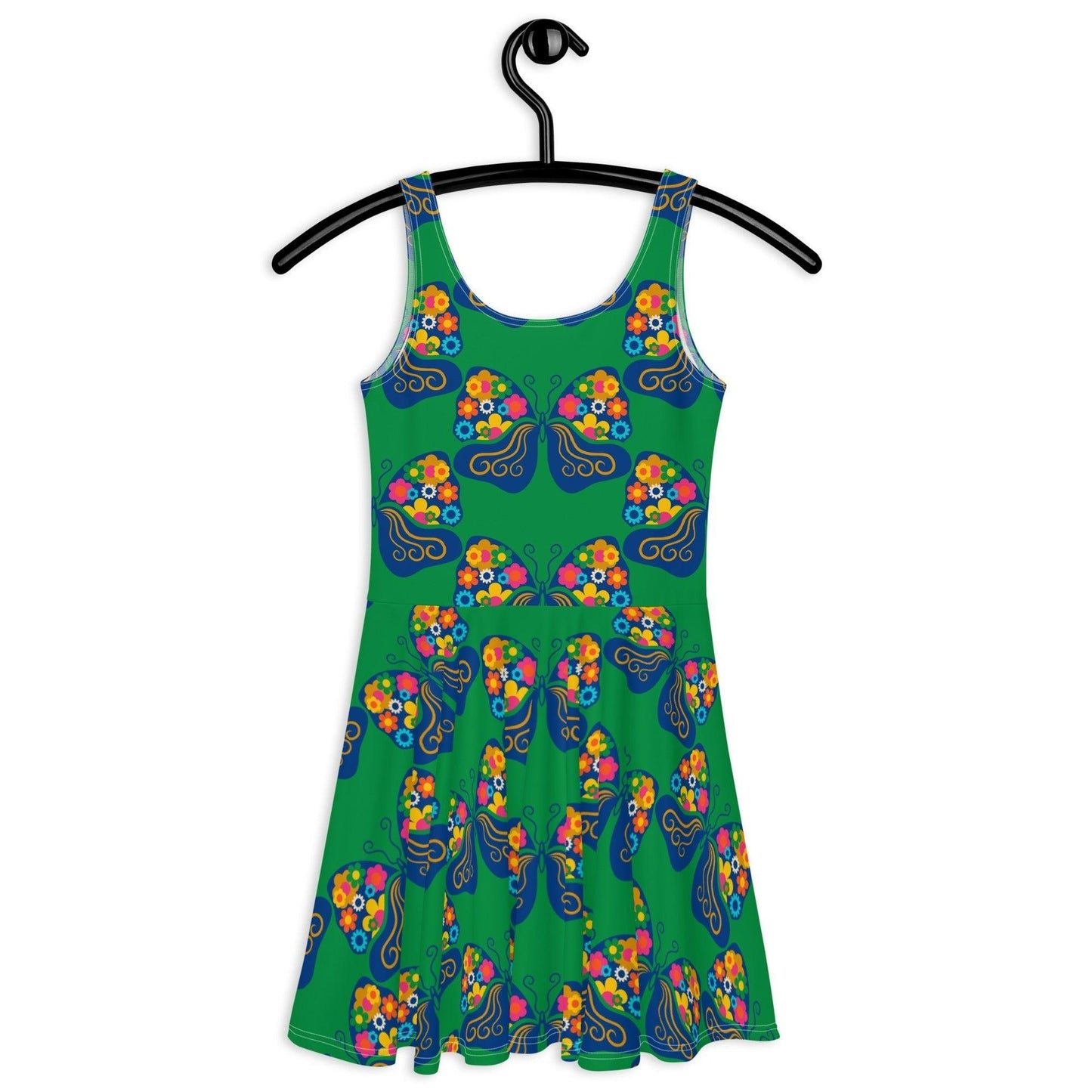 FAB FLOVERYFLY green - Skater Dress - SHALMIAK