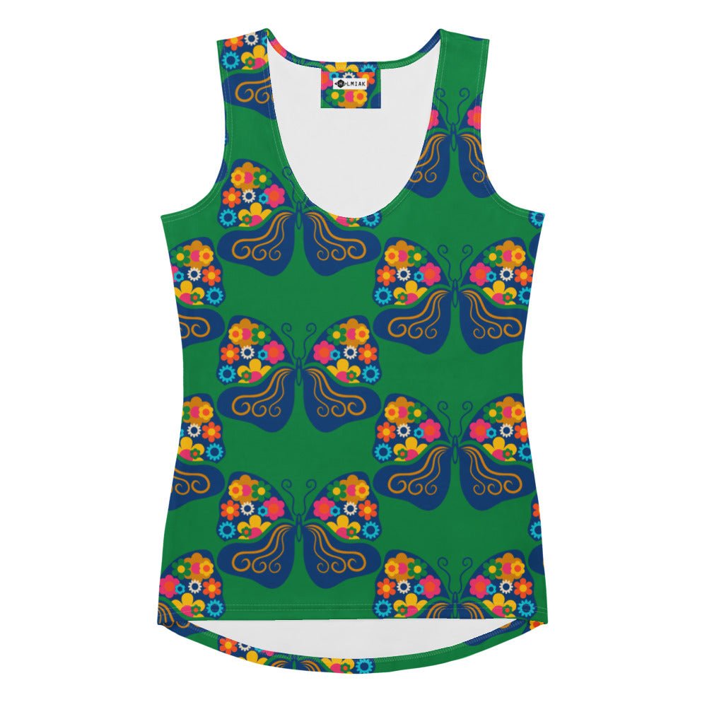 FAB FLOVERYFLY green - Tank Top - SHALMIAK